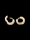 1.50cts in Small hoop diamond earrings SKU: 7614 DBGEMS - image 3