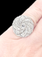 Art deco diamond swirl dress ring SKU: 7613 DBGEMS - image 2