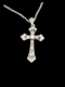 Art deco diamond cross and chain SKU: 7612 DBGEMS - image 1