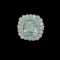 Vintage Aquamarine and Diamond Ring. - image 2