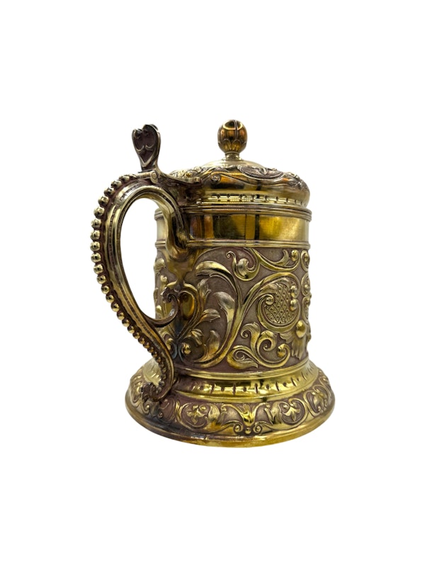 Large Russian silver guild tankard, St Petersburg 1860. - image 3