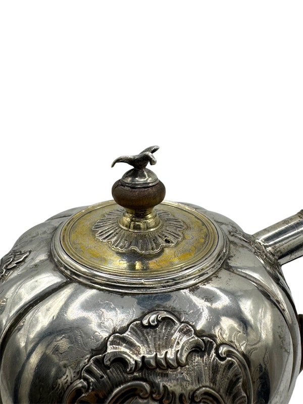 18th century Russian silver teapot, Moscow, 1765. - image 7