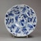 Chinese blue and white moulded plate, Kangxi (1662-1722) - image 1