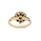 18kt gold and platinum flower head diamond cluster ring. - image 3