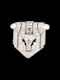 Fine Art deco diamond clip brooch SKU: 7643 DBGEMS - image 1