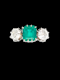 Fine 2.50ct Columbian emerald and diamond ring SKU: 7632 DBGEMS - image 1