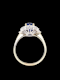 Natural Royal Blue sapphire and diamond engagement ring SKU: 7631 DBGEMS - image 4