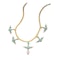 Victorian 20kt. yellow gold and enamel necklace - image 9