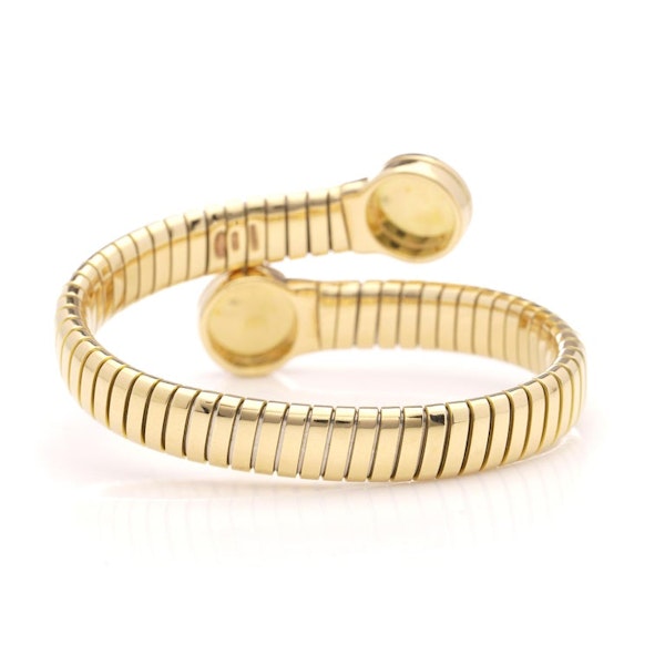 Bvlgari 18kt. gold Tubogas cuff bangle - image 6