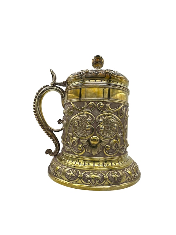 Large Russian silver guild tankard, St Petersburg 1860. - image 4