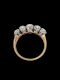 Edwardian chunky old mine cut five stone ring SKU: 7648 DBGEMS - image 3