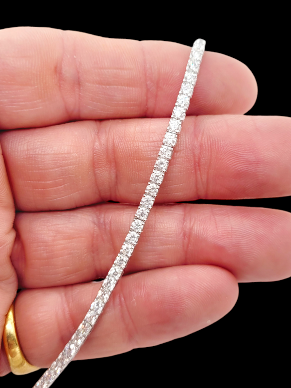 4.05ct diamond tennis bracelet SKU: 7657 DBGEMS - image 2