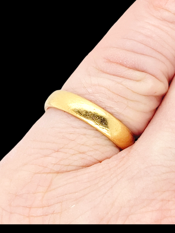 22ct gold wedding band SKU: 7670 DBGEMS - image 2