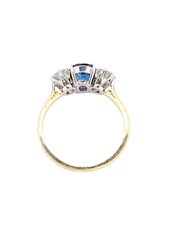 Three Stone Diamond engagement ring SKU: 7671 DBGEMS - image 2