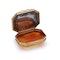 Antique yellow gold carnelian snuff box - image 2