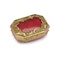 Antique yellow gold carnelian snuff box - image 4