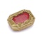 Antique yellow gold carnelian snuff box - image 7