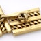 Cartier rectangular yellow gold geometric pattern cufflinks - image 7