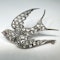 Antique Swallow Diamond Brooch     SADDINGTONS JEWELLERY STAND 375 - image 1