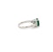 3.18ct Zambian emerald & diamond ring - image 6