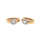 Beautiful Diamond Earrings In Yellow Gold - image 2