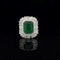 Dazzling emerald & diamond Ring - image 3