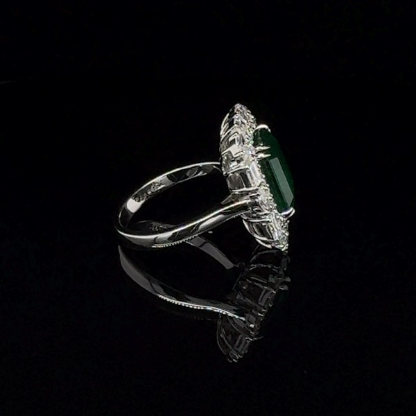 Dazzling emerald & diamond Ring - image 6