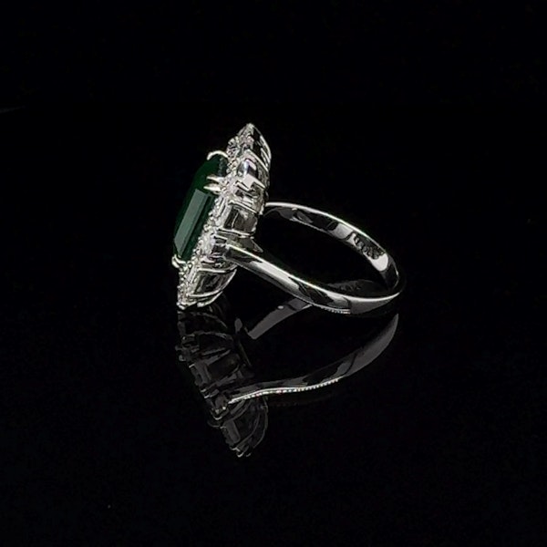 Dazzling emerald & diamond Ring - image 4