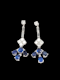 Sapphire and diamond drop earrings SKU: 7688 DBGEMS - image 1