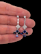 Sapphire and diamond drop earrings SKU: 7688 DBGEMS - image 2