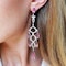 Morganite And Diamond Chandelier Earrings - image 5