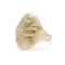 Vintage French 18kt gold dragon motif signet ring. - image 2