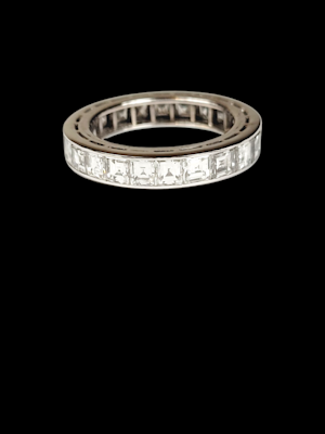 Art deco Square diamond full hoop eternity band SKU: 7700 DBGEMS