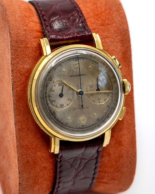 1940s Movado M90 Chronograph - image 4