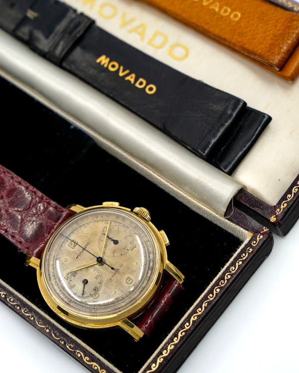 1940s Movado M90 Chronograph - image 9