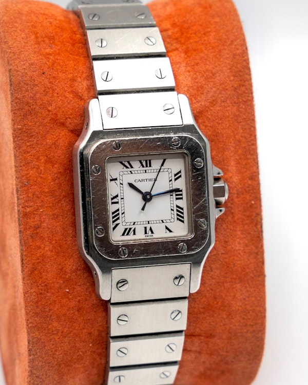 1981 Cartier Santos Carree 0901 B&P - image 2