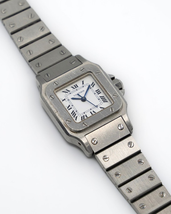 1981 Cartier Santos Carree 0901 B&P - image 7