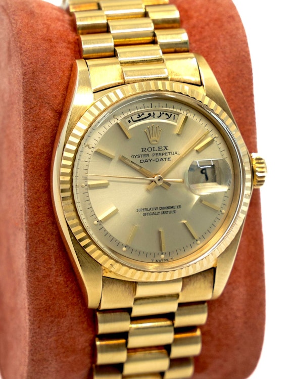 1969 Rolex Day-Date ‘Arabic Script’ - Unpolished Rare 1803 - image 3