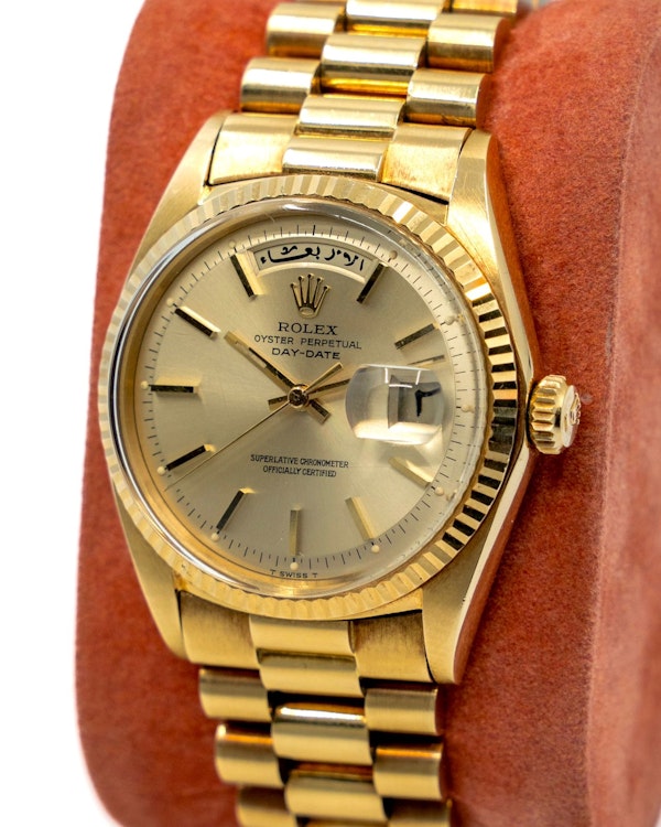 1969 Rolex Day-Date ‘Arabic Script’ - Unpolished Rare 1803 - image 4