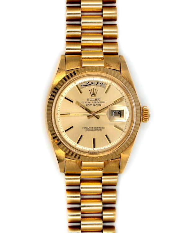 1969 Rolex Day-Date ‘Arabic Script’ - Unpolished Rare 1803 - image 7