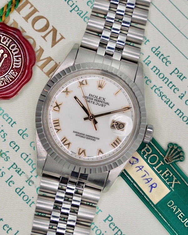 1986 Rolex Datejust 16030 Qatar B&P - image 8