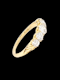 Antique five stone carved half hoop ring SKU: 7708 DBGEMS - image 4