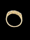 Antique five stone carved half hoop ring SKU: 7708 DBGEMS - image 3