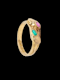 Antique gem set double snake ring SKU: 7712 DBGEMS - image 3