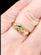 Antique gem set double snake ring SKU: 7712 DBGEMS - image 2