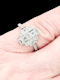 Art deco diamond and baguette diamond ring SKU: 7715 DBGEMS - image 2