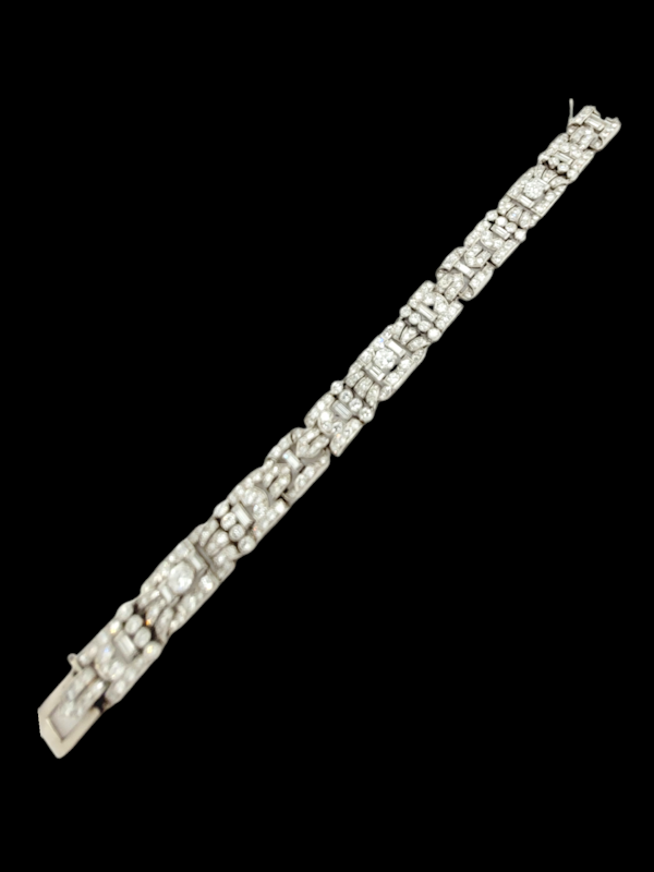 Fine Art deco diamond bracelet SKU: 7676 DBGEMS - image 2