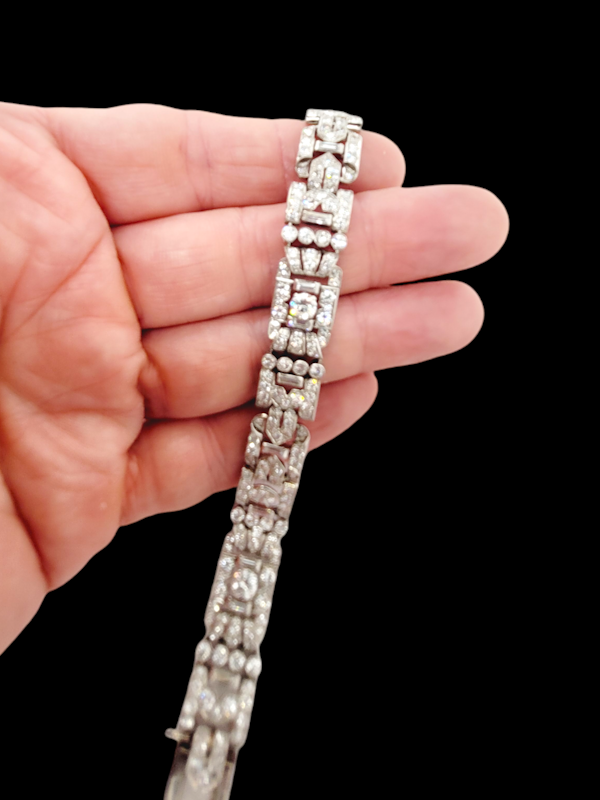 Fine Art deco diamond bracelet SKU: 7676 DBGEMS - image 3