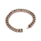 Victorian 15kt. hollow yellow gold curb link bracelet - image 7