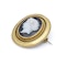 Antique 21kt. gold onyx cameo brooch - image 2